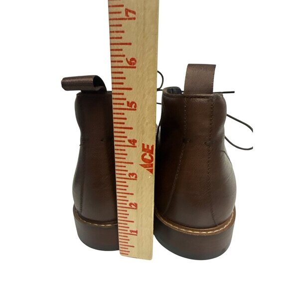 Steve Madden Chevy Men\'s Boots Chukka Brown Burnished Lace Up Size 9.5 New main image 4